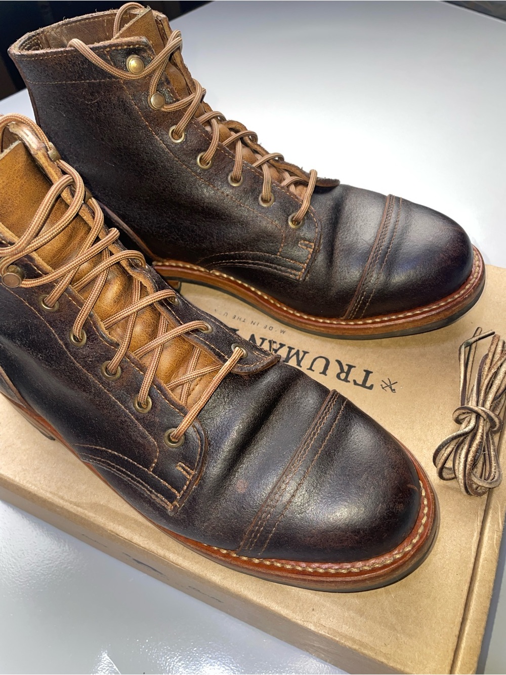 Truman Boots (Java Waxed Flesh 9) - Picture 6 of 14